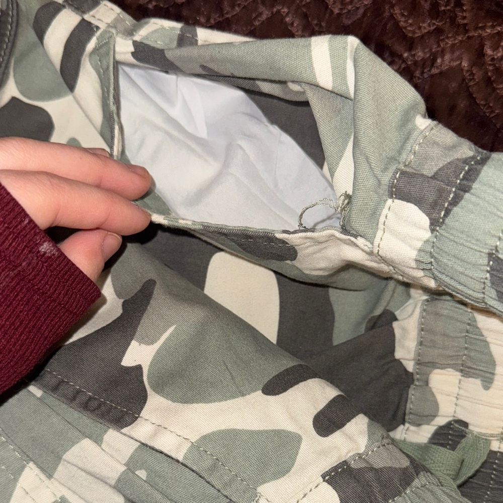 Refuge Green Camouflage Cargo Joggers - Picture 11 of 16